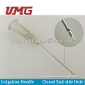 Disposable Dental needle, Dental irrigation needle Closed end-side hole